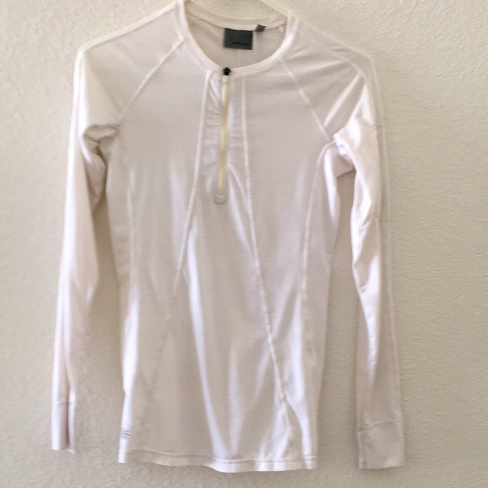 Athleta Pacifica ILlume UPF long sleeve size XXS in white